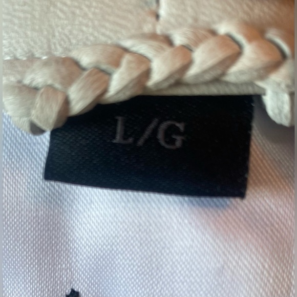 🌟Mackage Retro-Style White Leather Jacket 🌟 - Picture 10 of 10